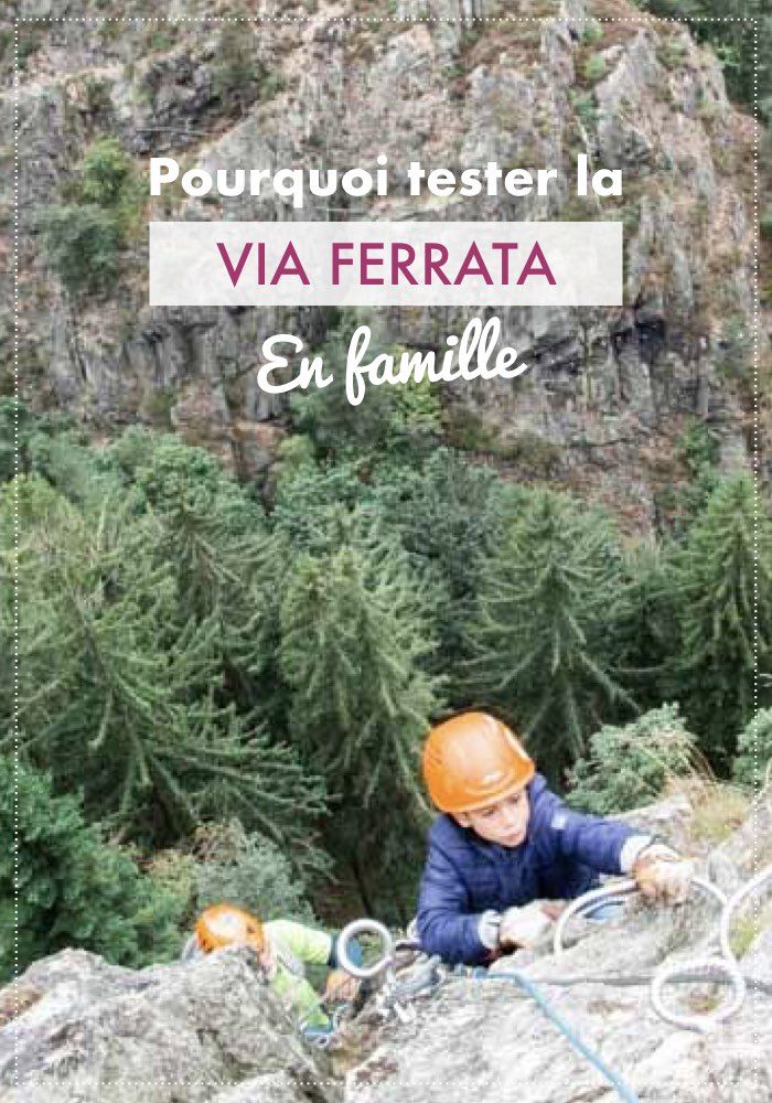 via ferrata en famille